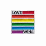 Love Wins Equality (2-Pack) Iron On Patch embroidered patch.