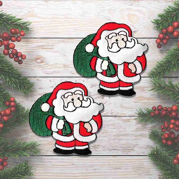 Santa Patches (2-Pack) Christmas Embroidered Iron On Patch Appliques Santa Patches (2-Pack) Christmas Embroidered Iron On Patch Appliques Santa Patches (2-Pack) Christmas Embroidered Iron On Patch Appliques Santa Patches (2-Pack) Christmas Embroidered Iron On Patch Appliques s.