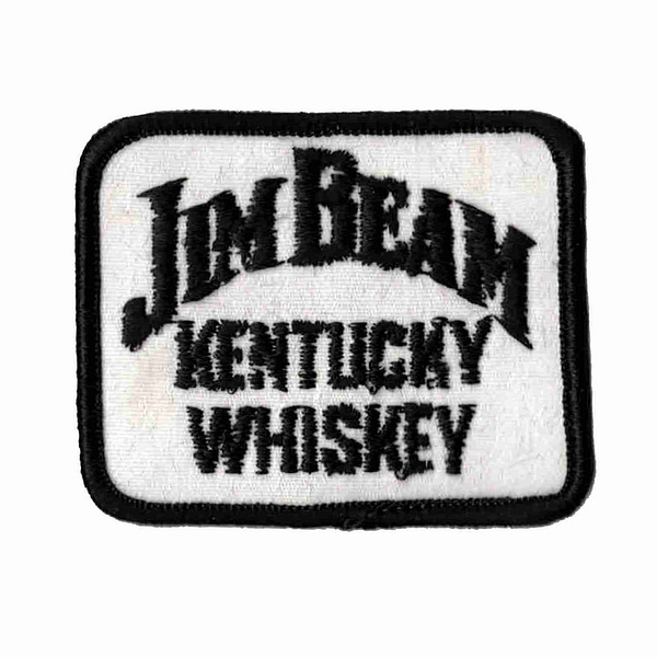 Jim Beam Kentucky Whiskey (3-Pack) Iron on Patch.