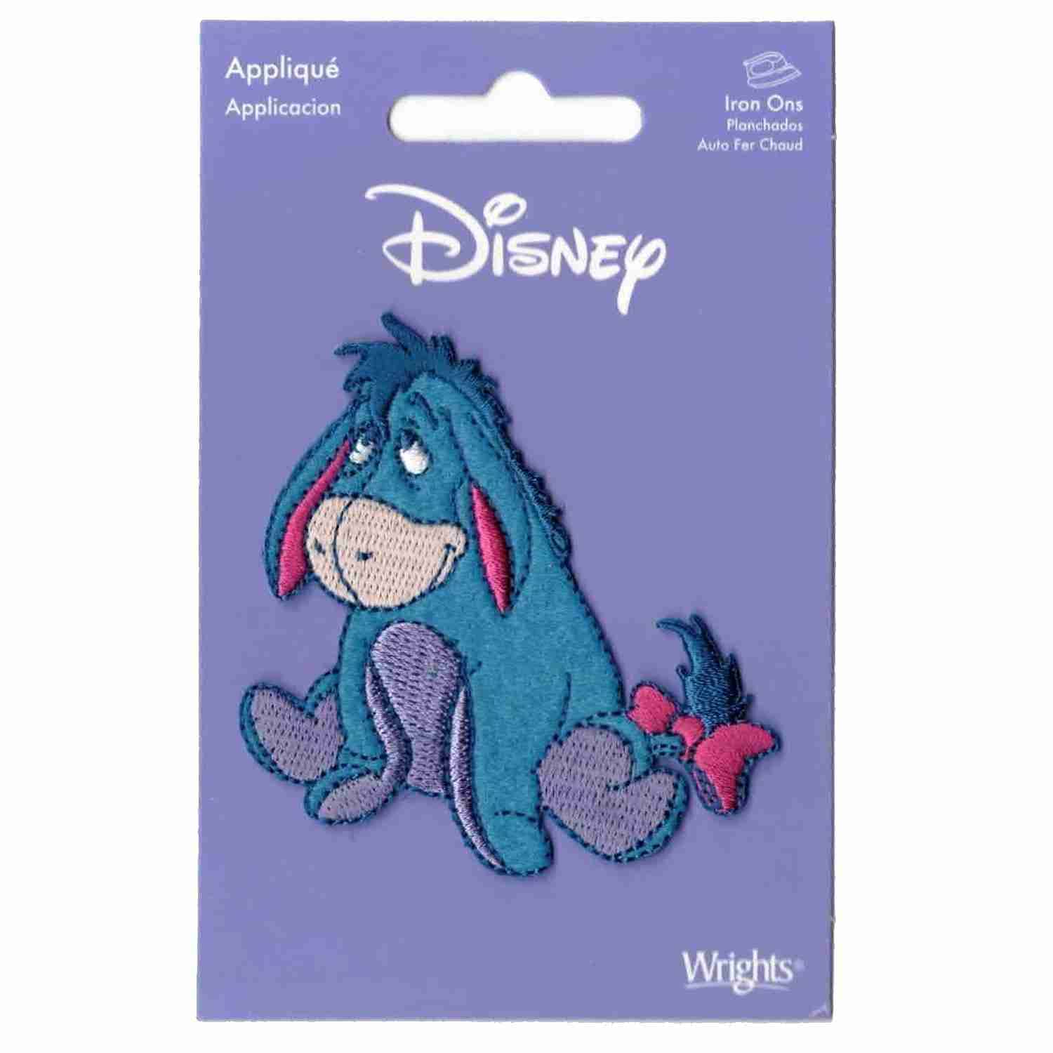 Winnie the Pooh's beloved Eeyore Iron on Patch Laughing Lizards