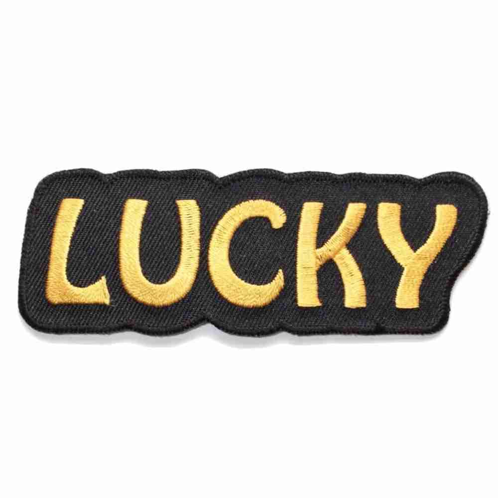 LUCKY Iron On Patch Applique
