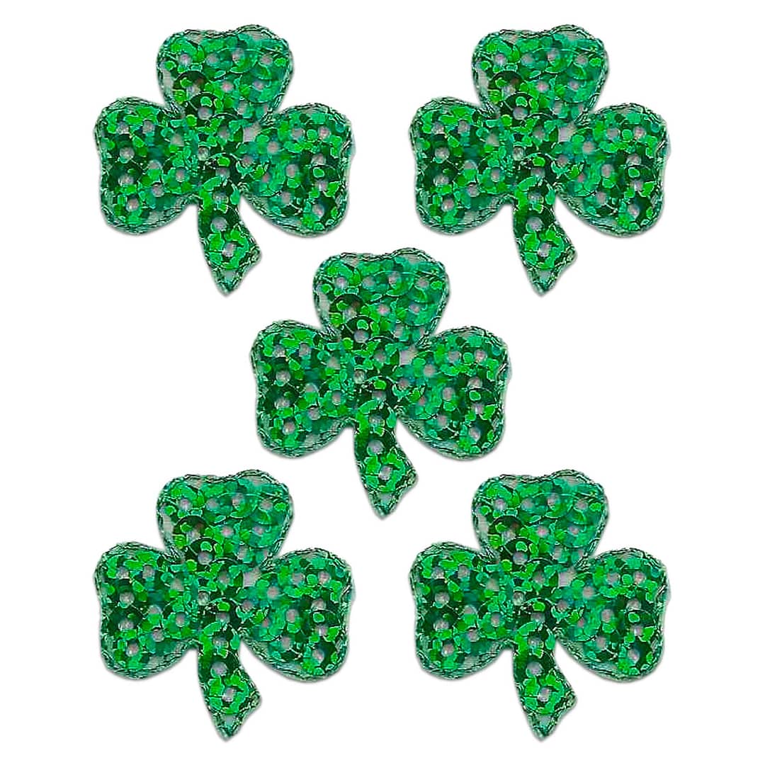 Leprechaun's Hat Patches (5-Pack)St Patrick's Embroidered Iron On Patch  Applique