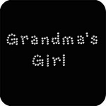 Grandma’s Girl Iron On Rhinestone Applique