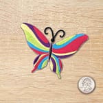 60’s Multi-Colored Butterfly Iron On Patch