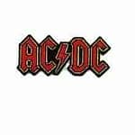 AC/DC Rock Band Iron On Patch