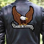Hell on Wheels Eagle Backpatch Biker Iron On Patch
