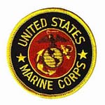 U.S. Marine Corps Iron On Military Patches