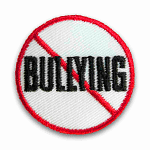 Anti-Bullying Sign Iron On Patch