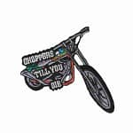 Choppers Til You Die Motorcycle Iron on Patch