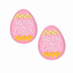 Easter Egg Patches (2-Pack) Easter Egg Embroidered Iron On Patch Appliques