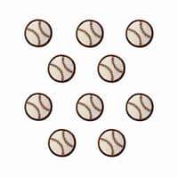 Baseball Patches (10 Pack) Sports Embroidered Iron On Patch