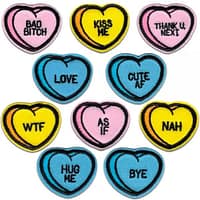 Valentine’s Candy Patches (10-Pack) Iron on Patch