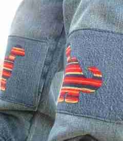 Dino Patches on Jeans