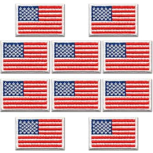 Mexican American Flag Patches, USA Patriotic