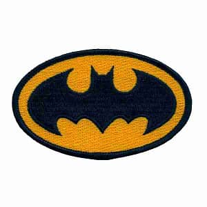Batman Logo Patch Applique Iron on Patch