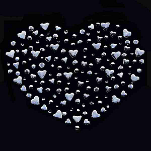 Hearts of Hearts Rhinestone Hotfix Applique