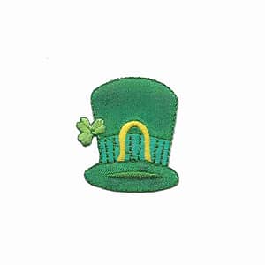St Patrick's Day - Leprechaun's Hat Iron On Patch Applique