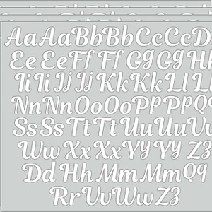 Pick Any 15 - Block Alphabet Letters Clear Rhinestone Iron on Hotfix  Transfer Bling DIY