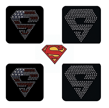 Superman Iron On Patches