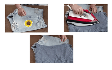 How To Use Iron-On Embroidered Patches To Revamp Clothes