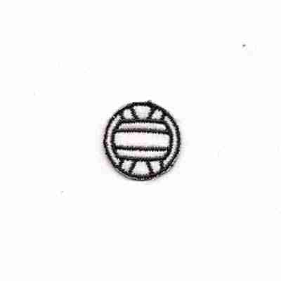 Volleyball - Small Volleyball Iron On Sports Patch Applique
