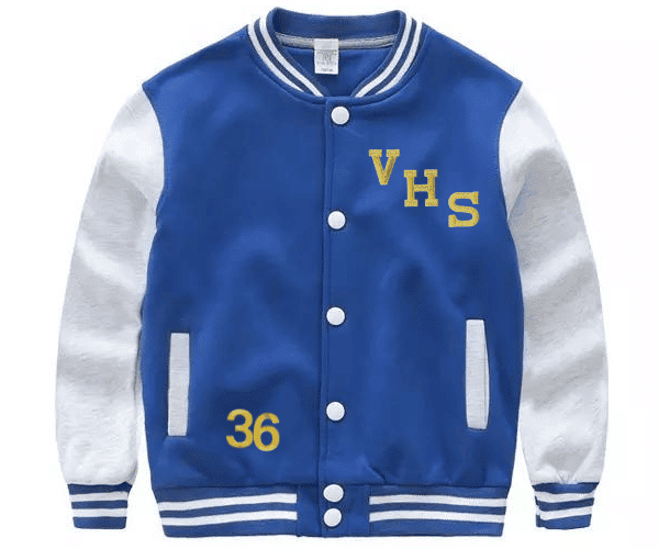 Varsity Jacket with Patches