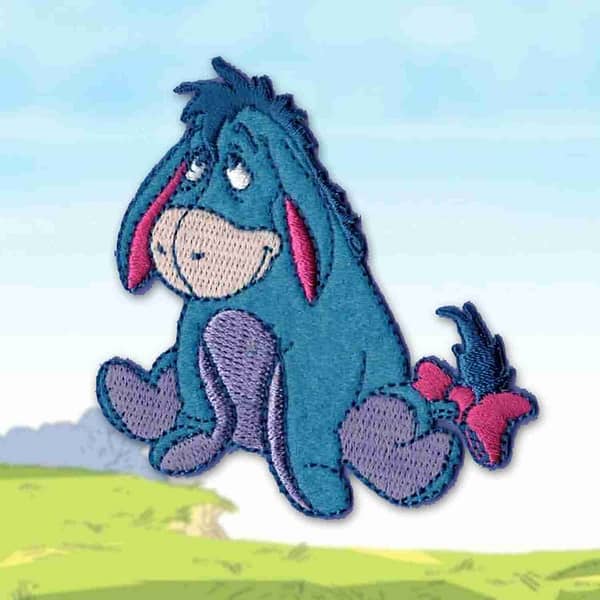 Winnie the Pooh's beloved Eeyore Iron on Patch - Laughing Lizards