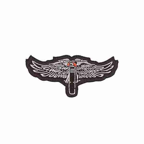Winged Motorcycle Patch Biker Patches