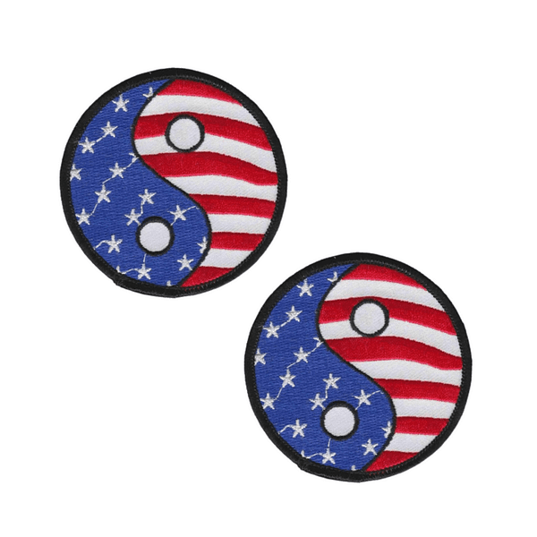 Small American Flag Iron On Patriotic Patch Applique