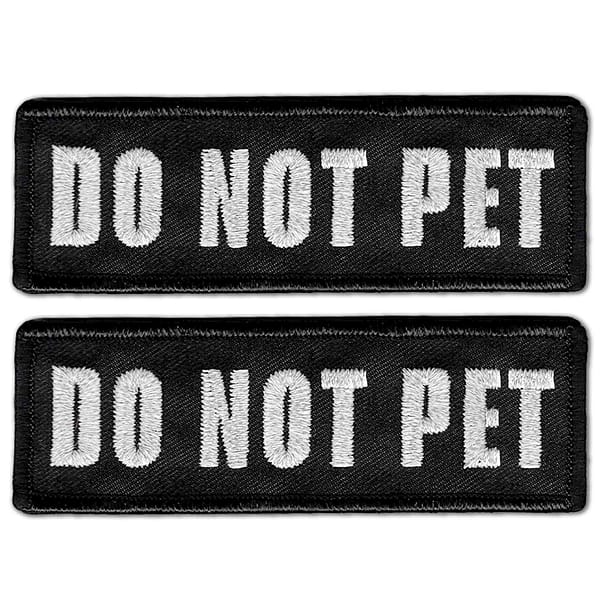 Do Not Pet Patch Small Dog Harness 