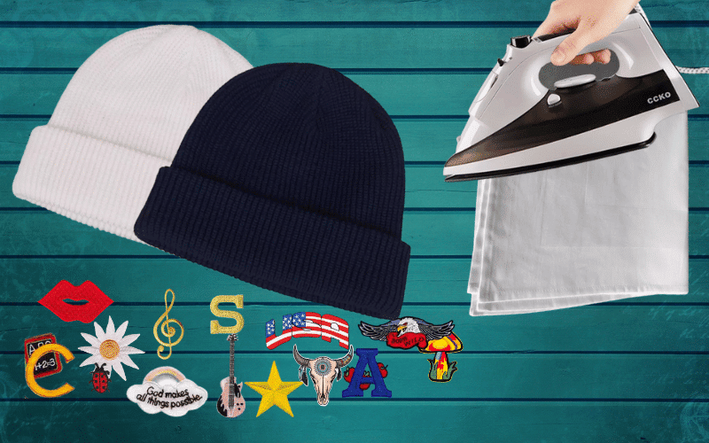 How to Decorate Beanie Hats With Iron on Patches
