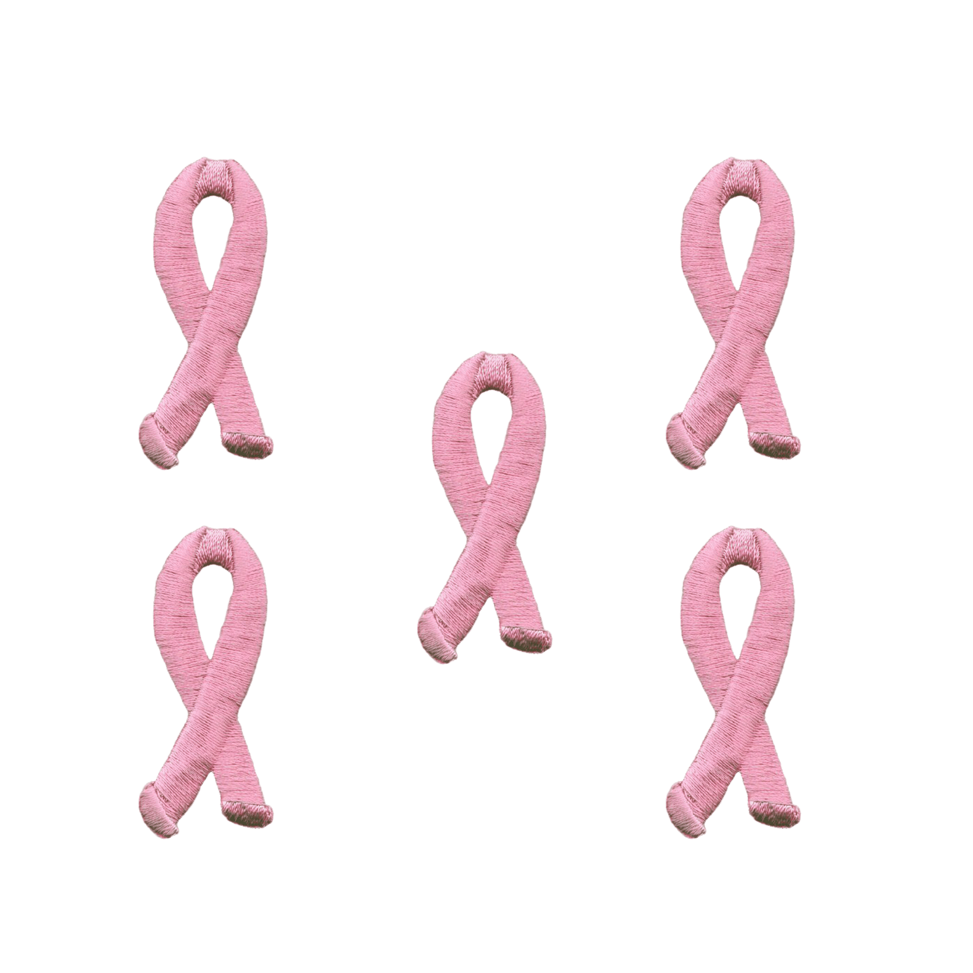 Cancer Awareness Ribbons Fully Embroidered Iron on Patches