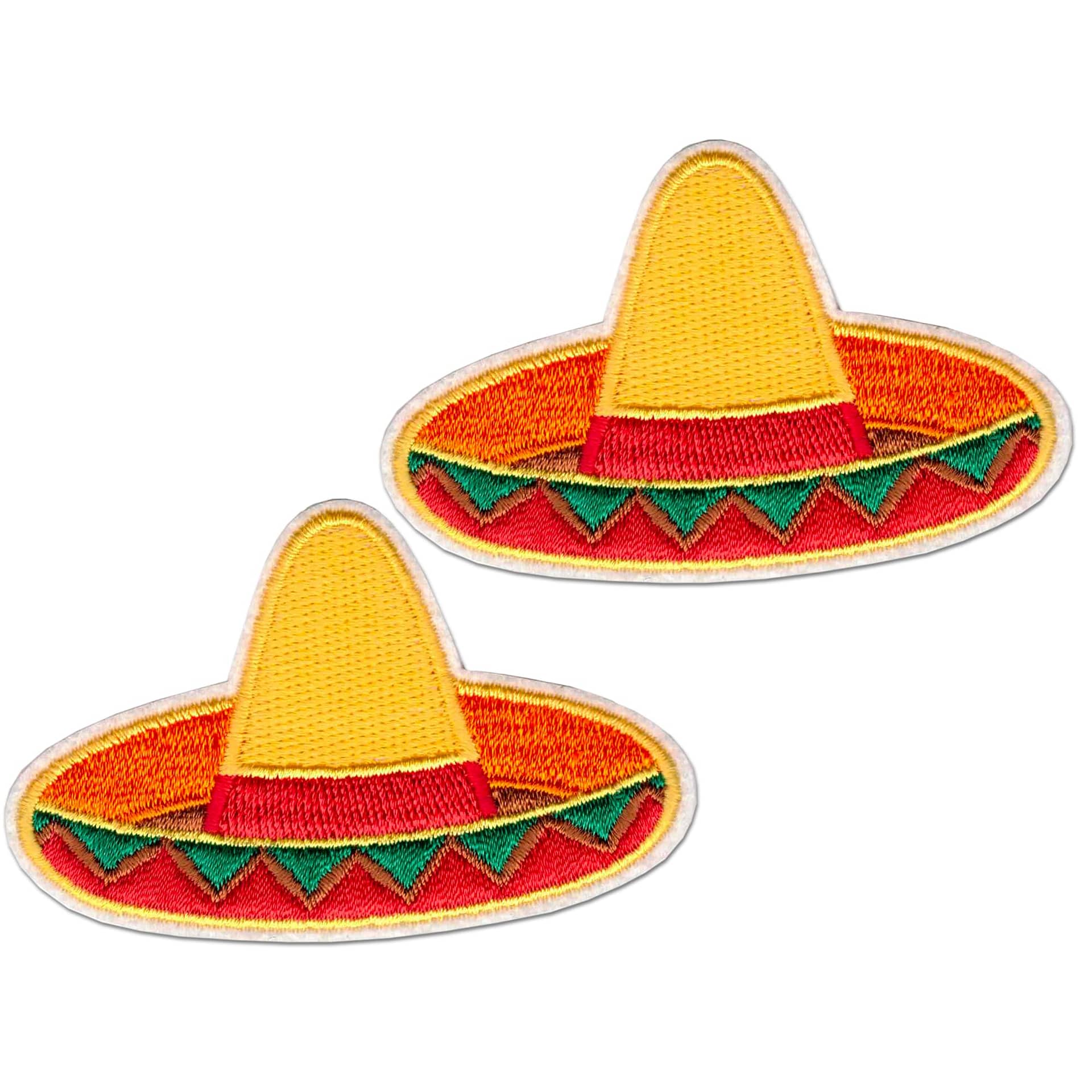 Sombrero Mexican Hat Embroidered Iron on Patch