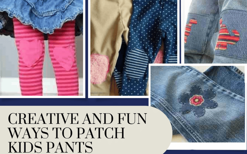 20+ DIY Creative and Fun Knee Patches on Pants